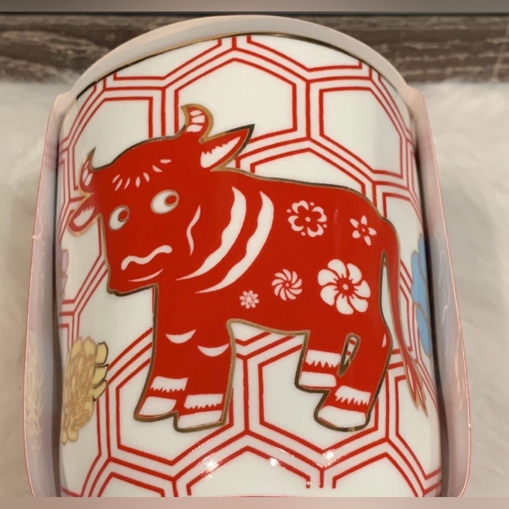 Lunar New Year Chinese Zodiac Teacup (OX)